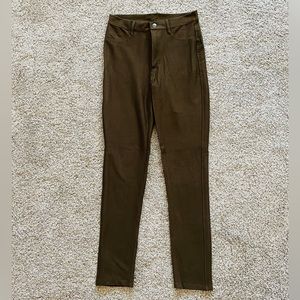 Forever 21 Army Green Jeggings - Skinny